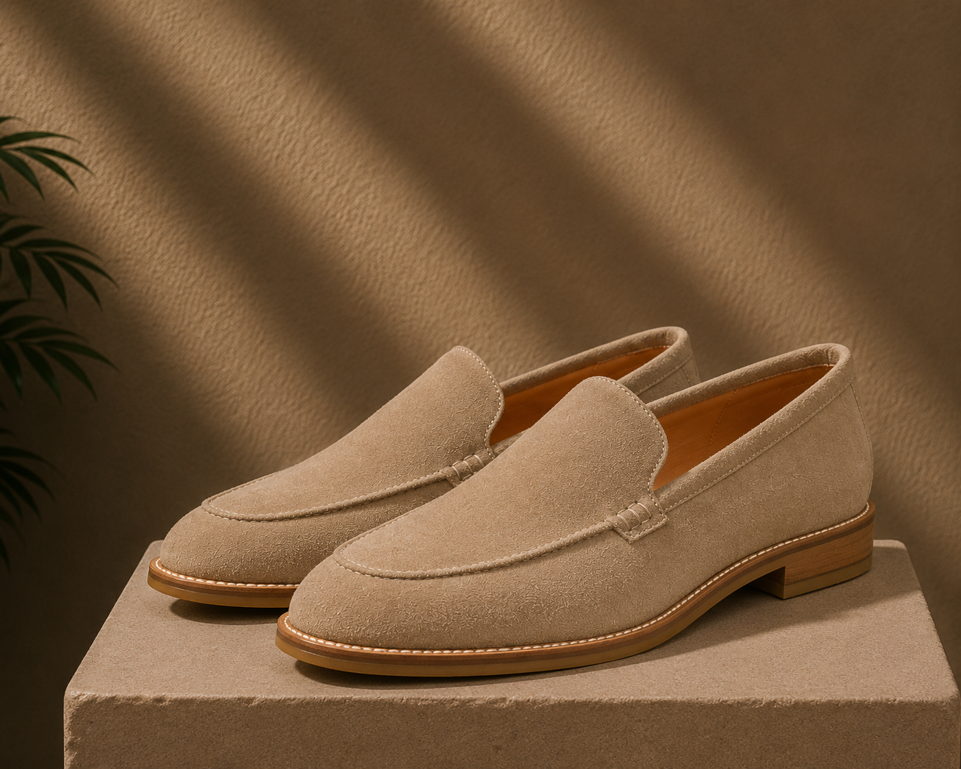 Amalfi Slip Ons - Beige