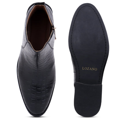 Premium Croco Boots / Zip Fastening