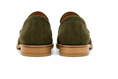 Amalfi Slip Ons - Olive Green