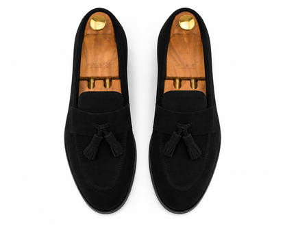 Haverford Loafers - Black Suede