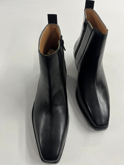 Classic Italian cut leather boots