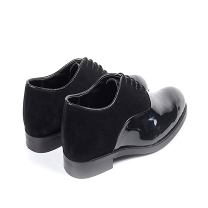 ITALIAN PATENT SUEDE OXFORDS