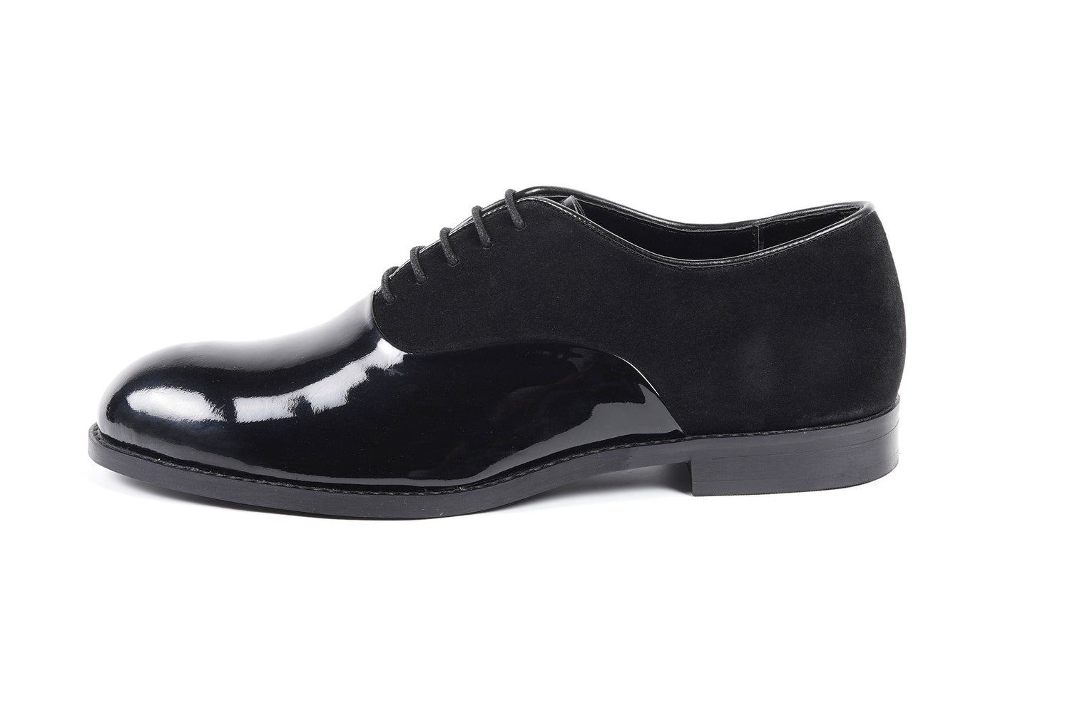 ITALIAN PATENT SUEDE OXFORDS