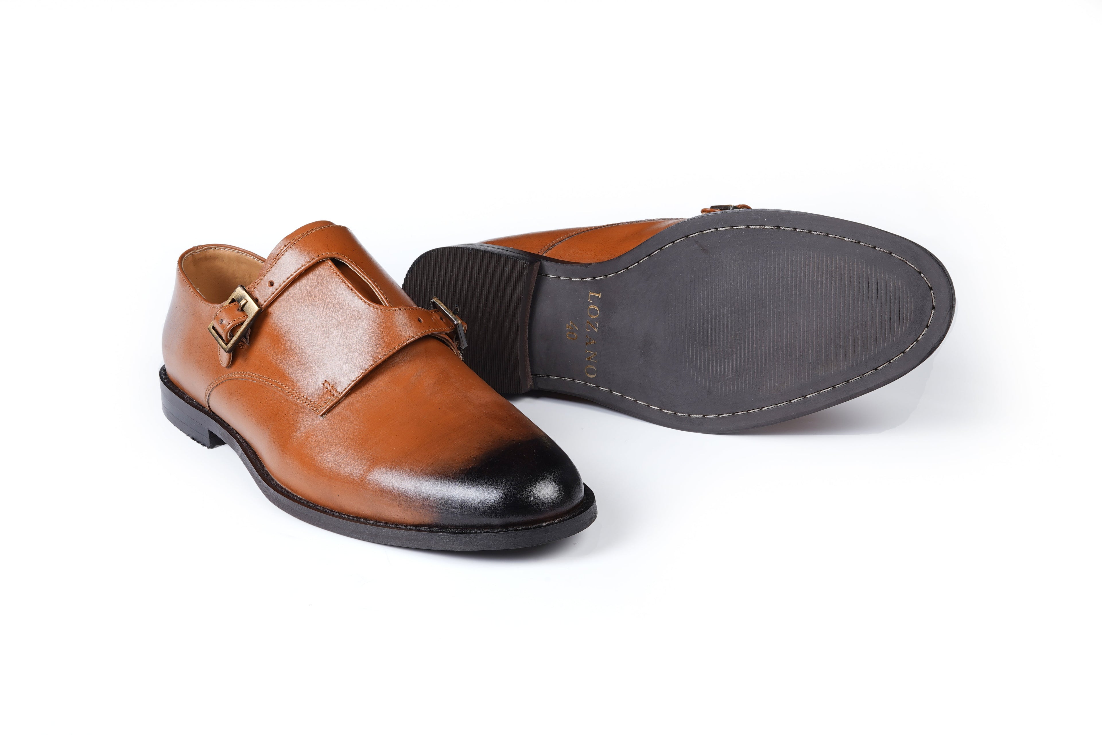 SIGNATURE MONK STRAPS - TAN