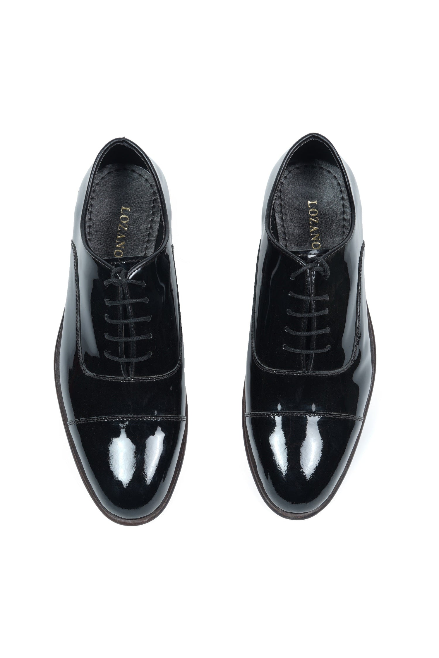CLASSIC PATENT LACE UPS