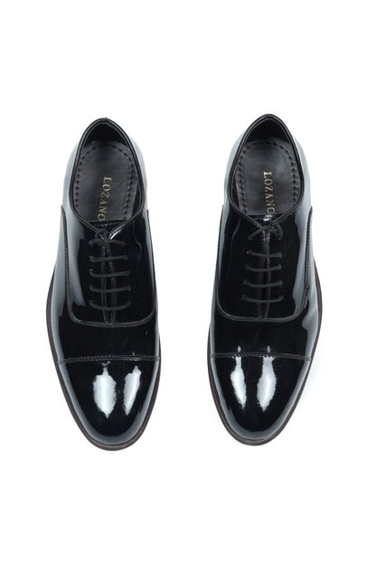 CLASSIC PATENT LACE UPS