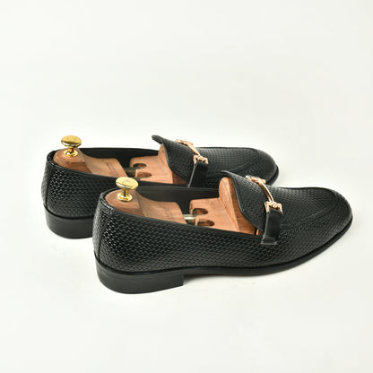 Saddle Slip Ons - Black