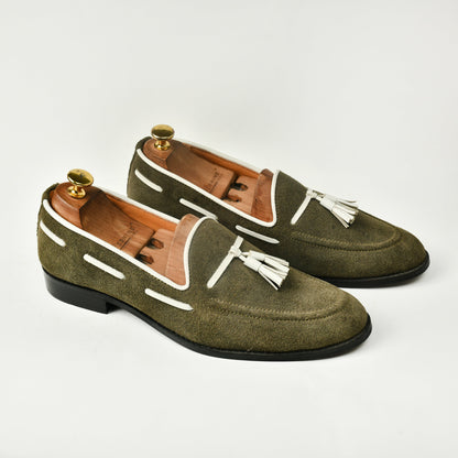 Summer Slip Ons - Olive