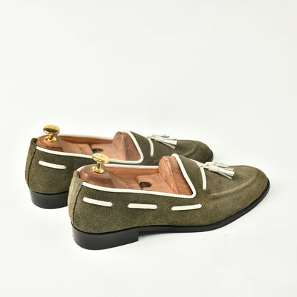 Summer Slip Ons - Olive