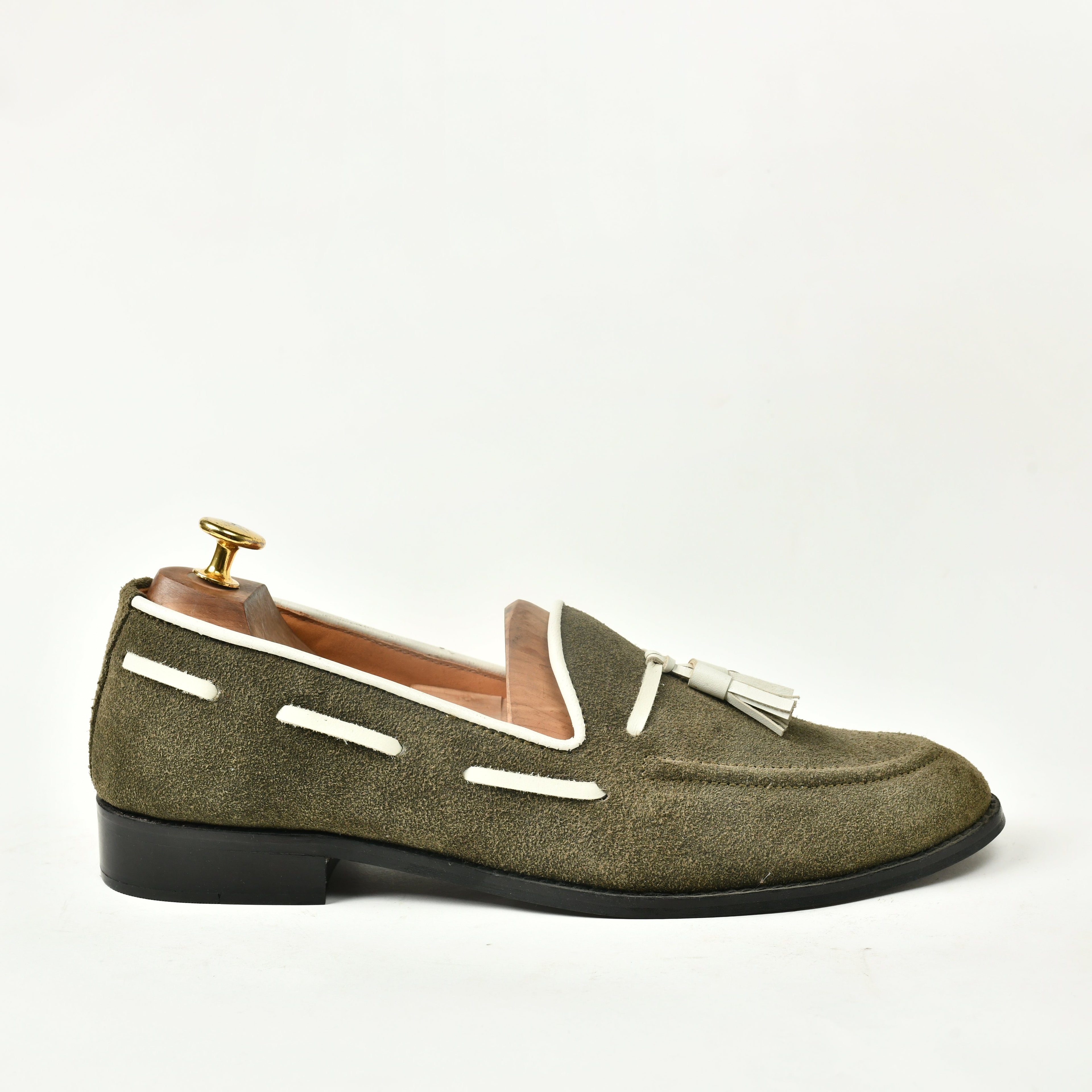 Summer Slip Ons - Olive
