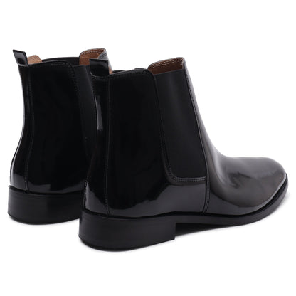 Carlo Boots - Black Patent
