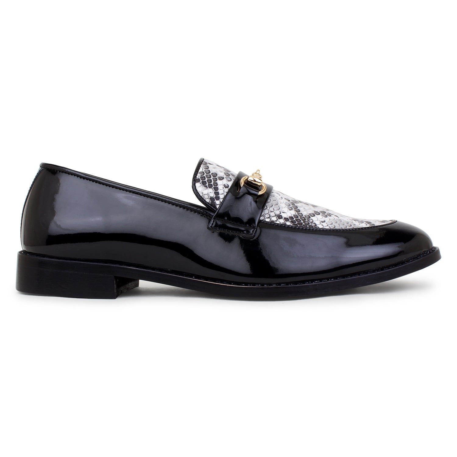 Snake Foil Slip Ons - Black/White