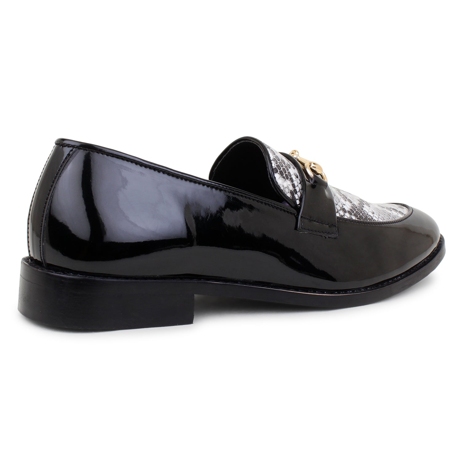 Snake Foil Slip Ons - Black/White