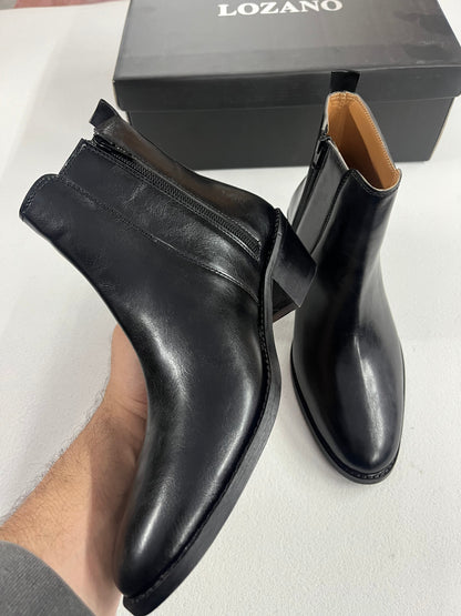 Classic Leather Chelsea Boots ( CUBAN HEEL )