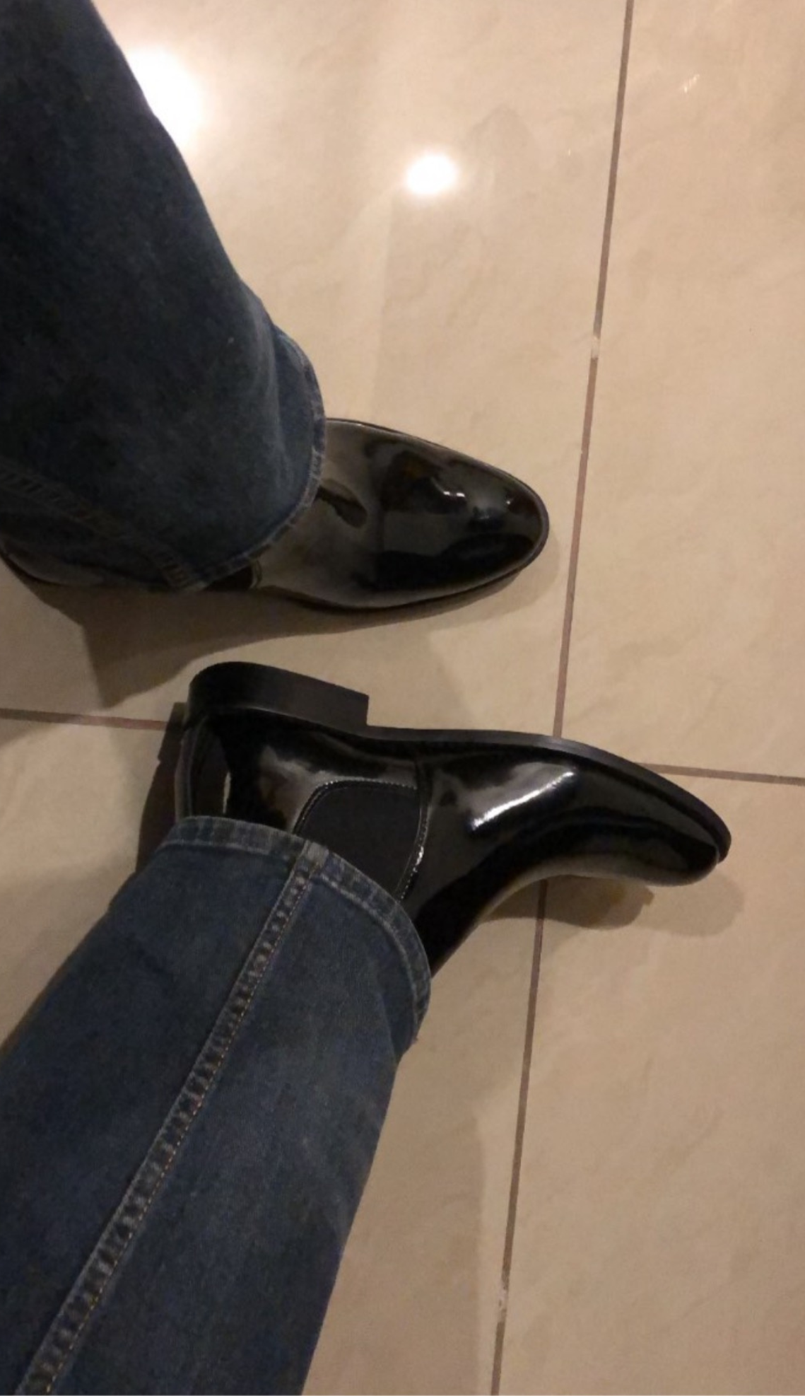 Carlo Boots - Black Patent